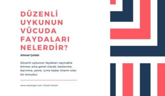 Düzenli Uykunun Vücuda Faydaları Nelerdir?