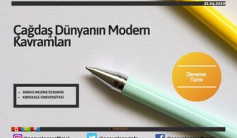 Çağdaş Dünyanın Modern Kavramları