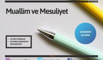 Muallim ve Mesuliyet