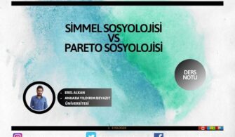 Simmel Sosyolojisi ve Pareto Sosyolojisi  | Sosyoloji Notları