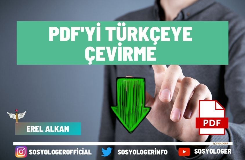 4 Adımda Pdf Dosyasını Türkçeye Çevirme | Görselli Anlatım