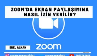 3 Adımda Zoom’da Ekran Paylaşımına İzin Verme | Görselli Anlatım