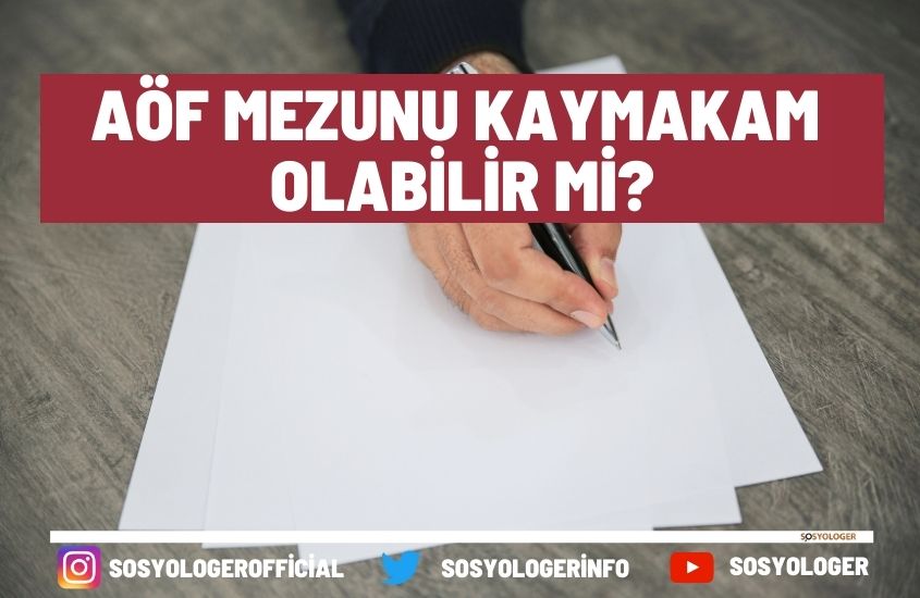 Aöf Mezunu Kaymakam Olabilir Mi? Öğretmen, Vali veya Akademisyen Olabilir Mi?