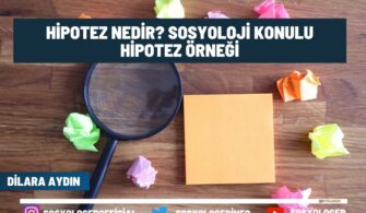 Hipotez Nedir? Sosyoloji Konulu Hipotez Örneği