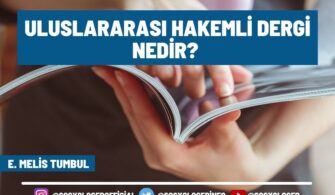 Uluslararası Hakemli Dergi Nedir? 10 Uluslararası Hakemli Dergi