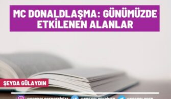 Mc Donaldlaşma: Günümüzde Etkilenen Alanlar