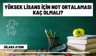 Yüksek Lisans İçin Not Ortalaması Kaç Olmalı? Peki, ALES ve YDS?