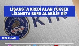 Lisansta Kredi Alan Yüksek Lisansta Burs Alabilir Mi?