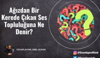 Ağızdan Bir Kerede Çıkan Ses Topluluğuna Ne Denir?