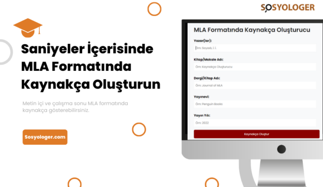 MLA Formatında Kaynakça Oluşturucu